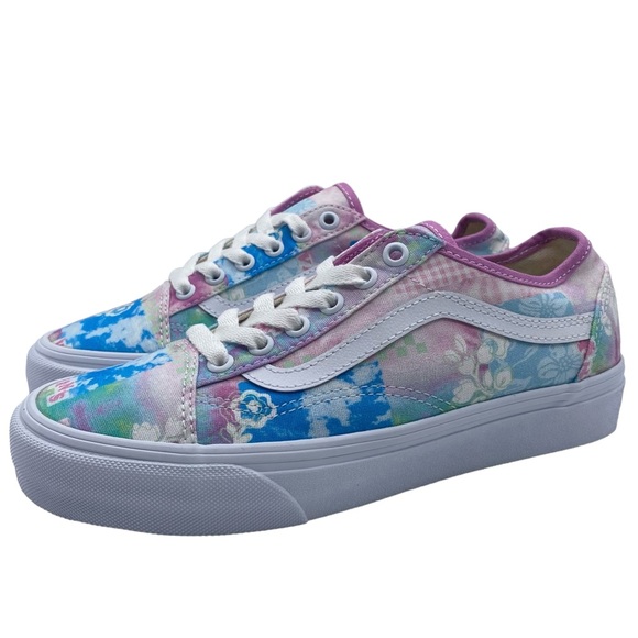 Vans Shoes - Vans Shoes Old Skool VR3 Sneakers Sunny Day USA Pink Blue Low Top Skate Casual